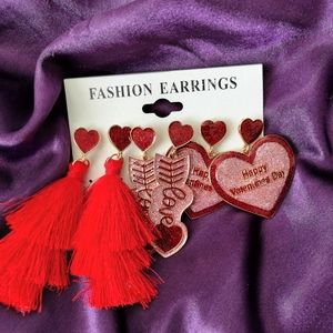 Valentine's Day earring set